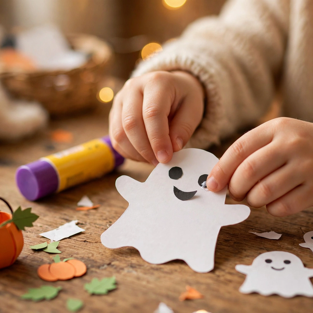 Halloween Cut & Assemble Paper Crafts for Kids — 40 Pages