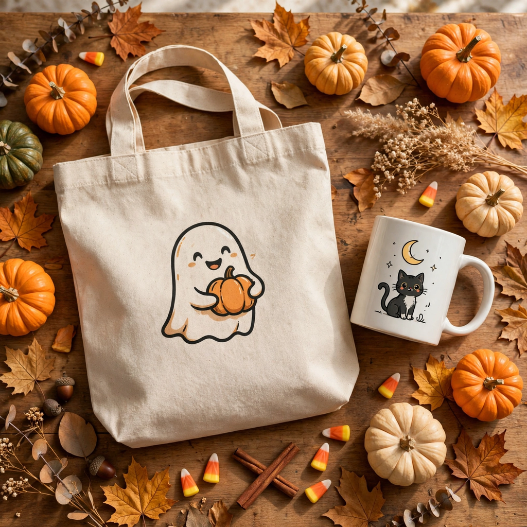 Spooky Cute Halloween PNG Bundle — 20 Designs